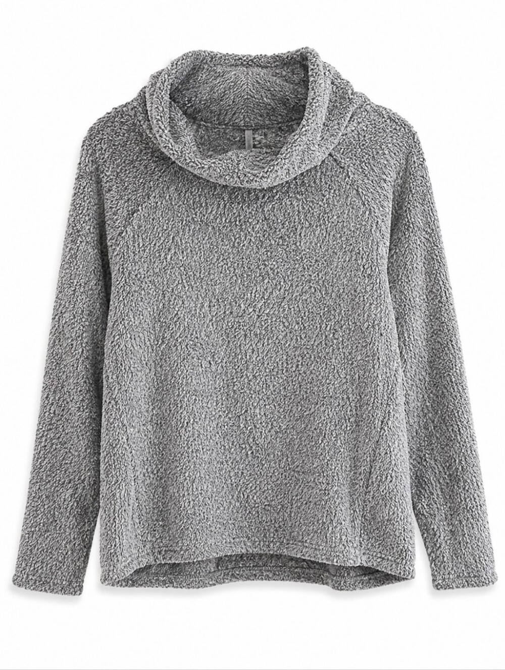 Lululemon Women’s Small Gray Cozy Fleece Cowl Neck Pullover Sweater